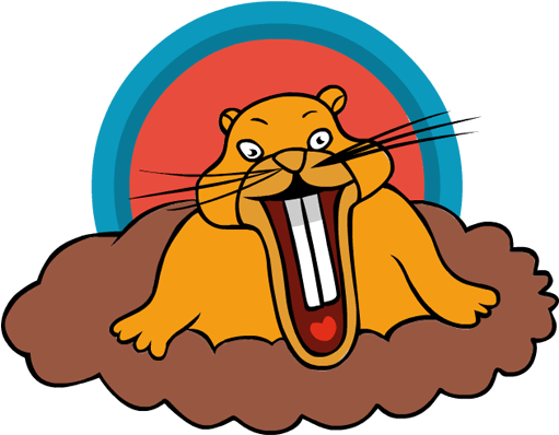 Clip Art Weird Groundhog Day Burrow Rodent Teeth - Clipart Weird (600x630)