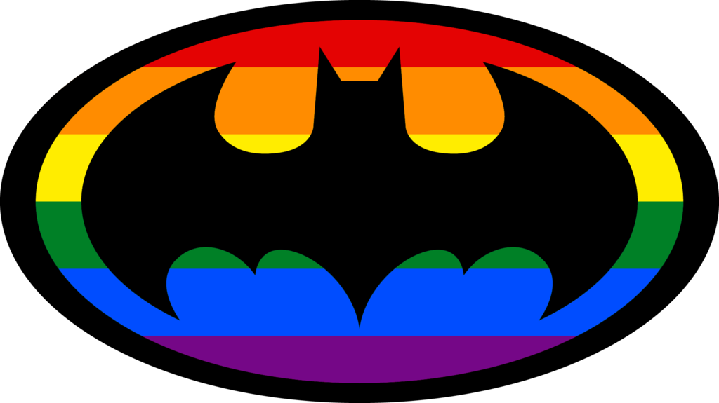 Gay/lgbt Pride By Minionmask - Gay Batman Logo (1024x575)