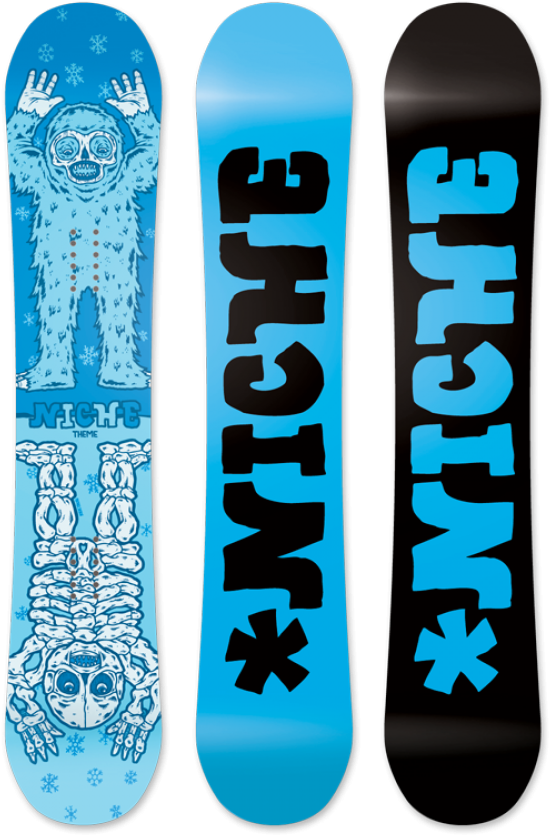 Snowboard Png Image - Niche Theme Snowboard - 148 Cm (1000x1000)