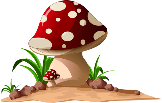 Champignons - Page - صورة فطر كرتون (600x365)