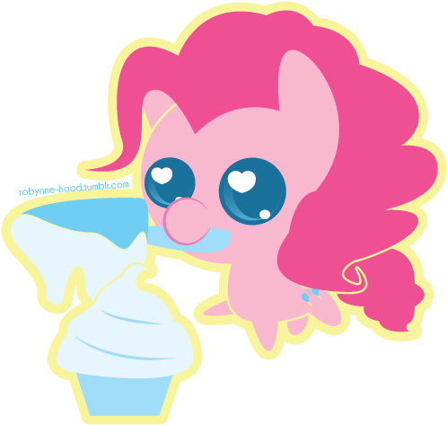 Com Pinkie Pie Pink Nose Mammal Vertebrate Cartoon - Pinkie Pie (500x500)