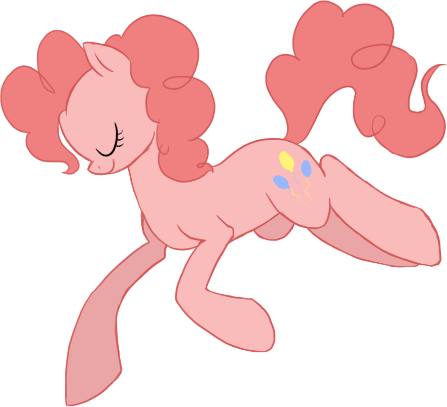 Pony Horse Pink Red Mammal Vertebrate Cartoon Horse - Pony (882x804)