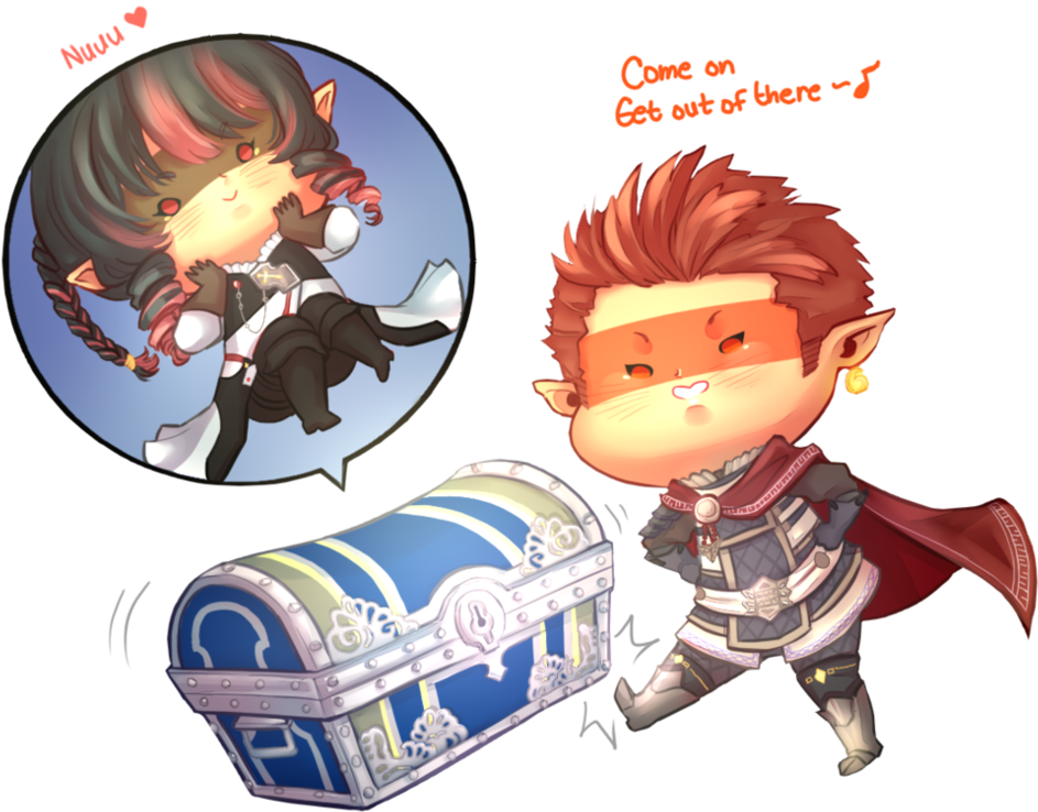 [fanart]confessions Of A Lalafell - Cartoon (1007x794)