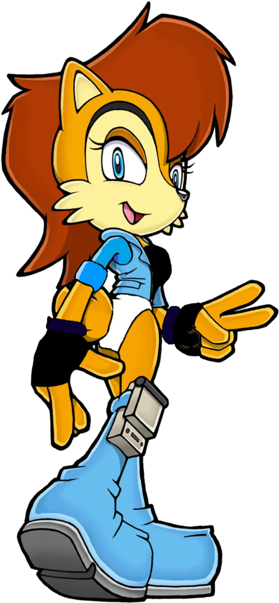 Sally Acorn Gx By Frostthehobidon - Princess Sally Acorn (600x1243)