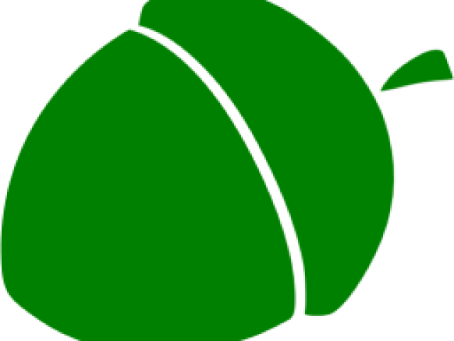 Acorn Clipart Green Acorn - Circle (640x480)