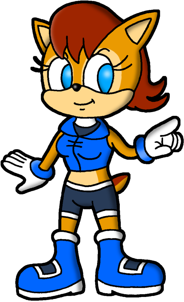 Sally Acorn By Polishedbrain - Cartoon (730x1095)