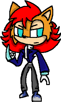 Genderbent Sally Acorn By Firestorm185 - Cartoon (480x360)