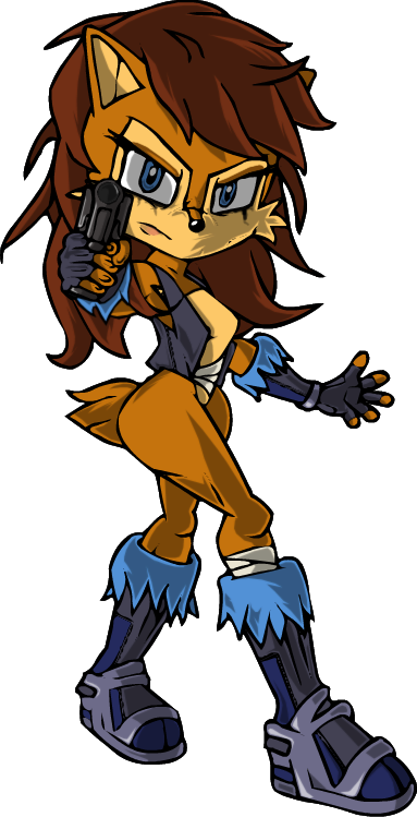 Sally 'acorn' Hedgehog - Sally Sonic (383x749)