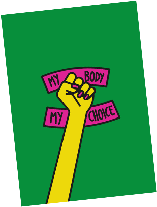 My Body My Choice Poster Animation - Poster (409x512)