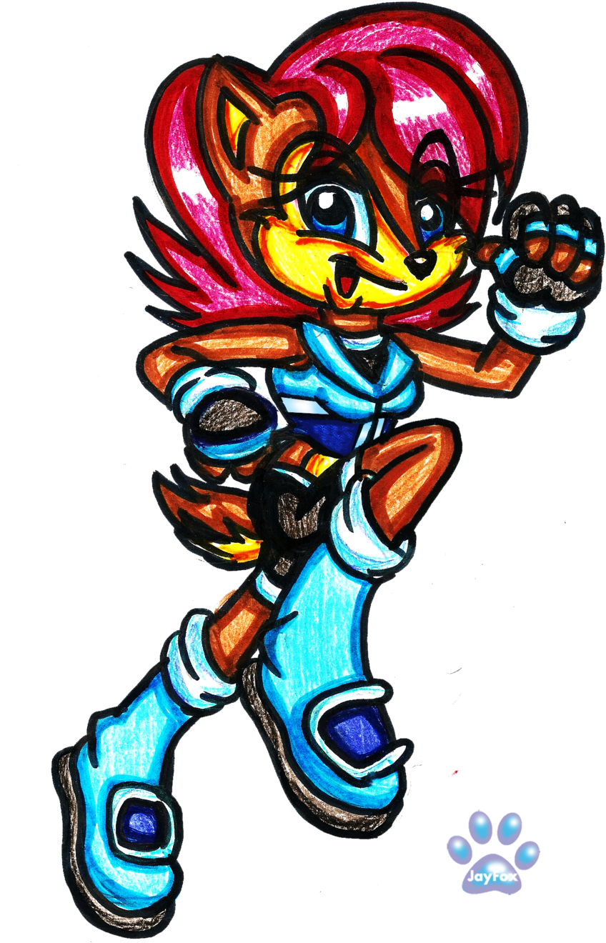 Sally Acorn Archie 2013 By Jayfoxfire Sally Acorn Archie - Art (900x1395)