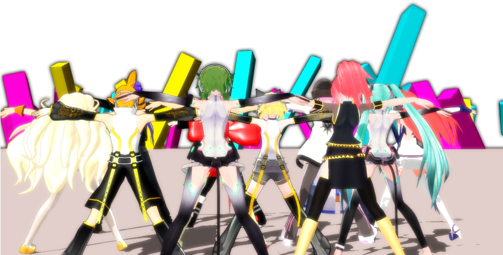 Happy Synthesizer Mmd Video - Chorus Vocaloid (1024x576)