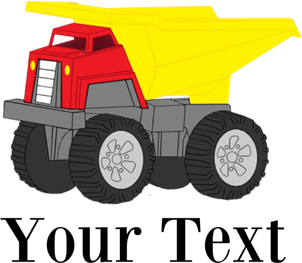 Personalizable Dump Truck Beach Towel - Personalizable Dump Truck Pillow Case (700x700)