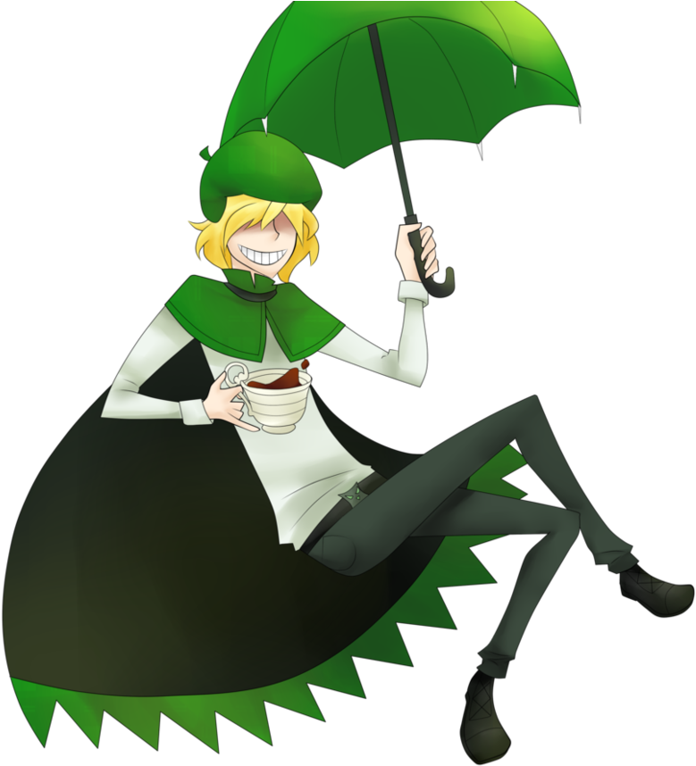 The Green Detective By Nintala - Cartoon (869x919)