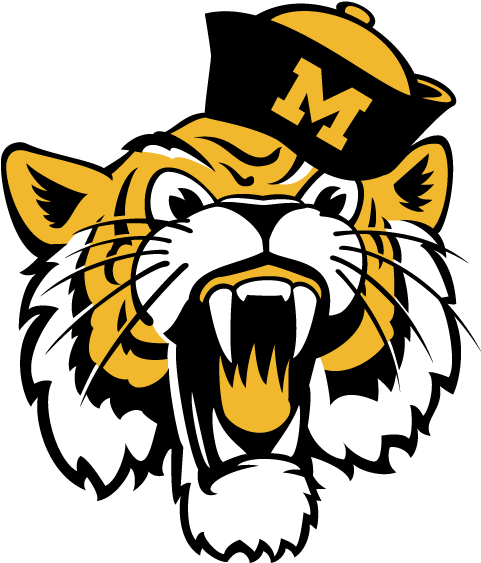 Vintage Mascot - Football Tiger Logo (500x589)