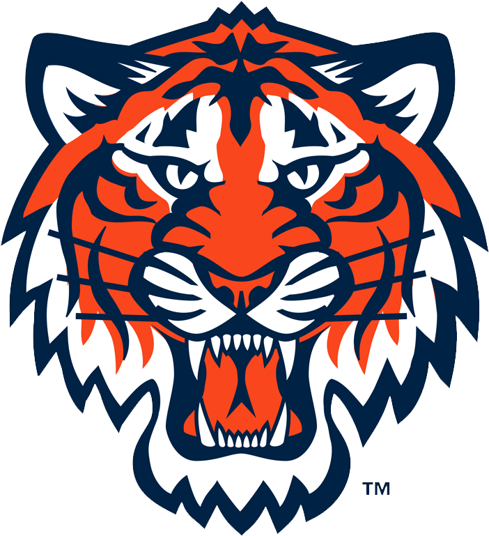 Detroit Tigers Vector Logo - Detroit Tigers Tiger Logo (1100x900)