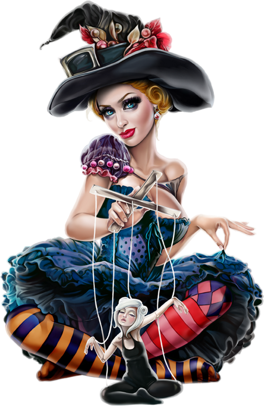 Jolie Sorcière Png, Tube Halloween - Witch (520x800)