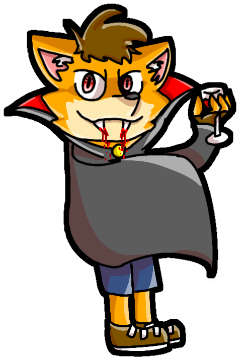 Crash As Vampire By Dispyrostudios - Cartoon (768x768)
