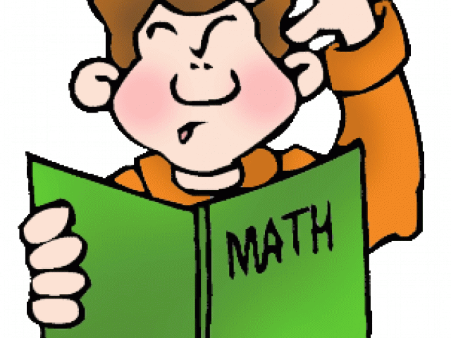 Geometry Clipart - Reading A Math Book (640x480)