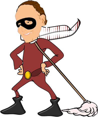 Super Hero - Super Custodian (391x469)