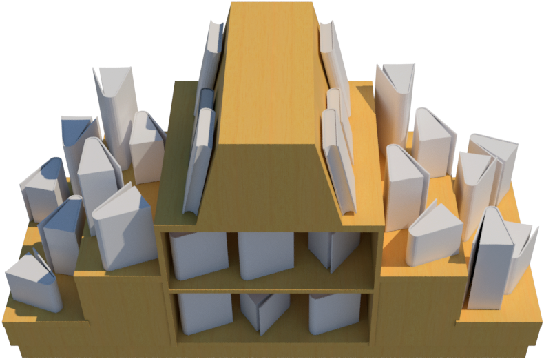 Estante De Libros De 609x762mm - Architecture (1000x997)