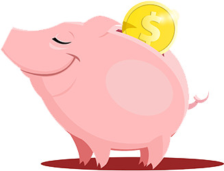Plan Types & Services - Happy Full Piggy Bank (400x400)