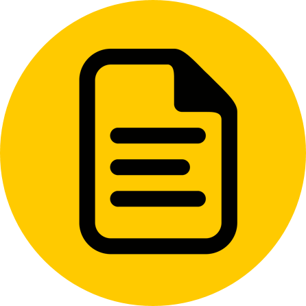Document Button - Png Document Button (446x446)