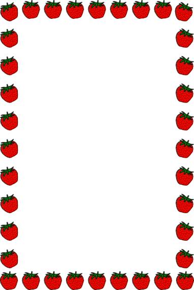 Strawberry Festival Donors Walnut Avenue Women39s Center - Strawberry Border (382x570)