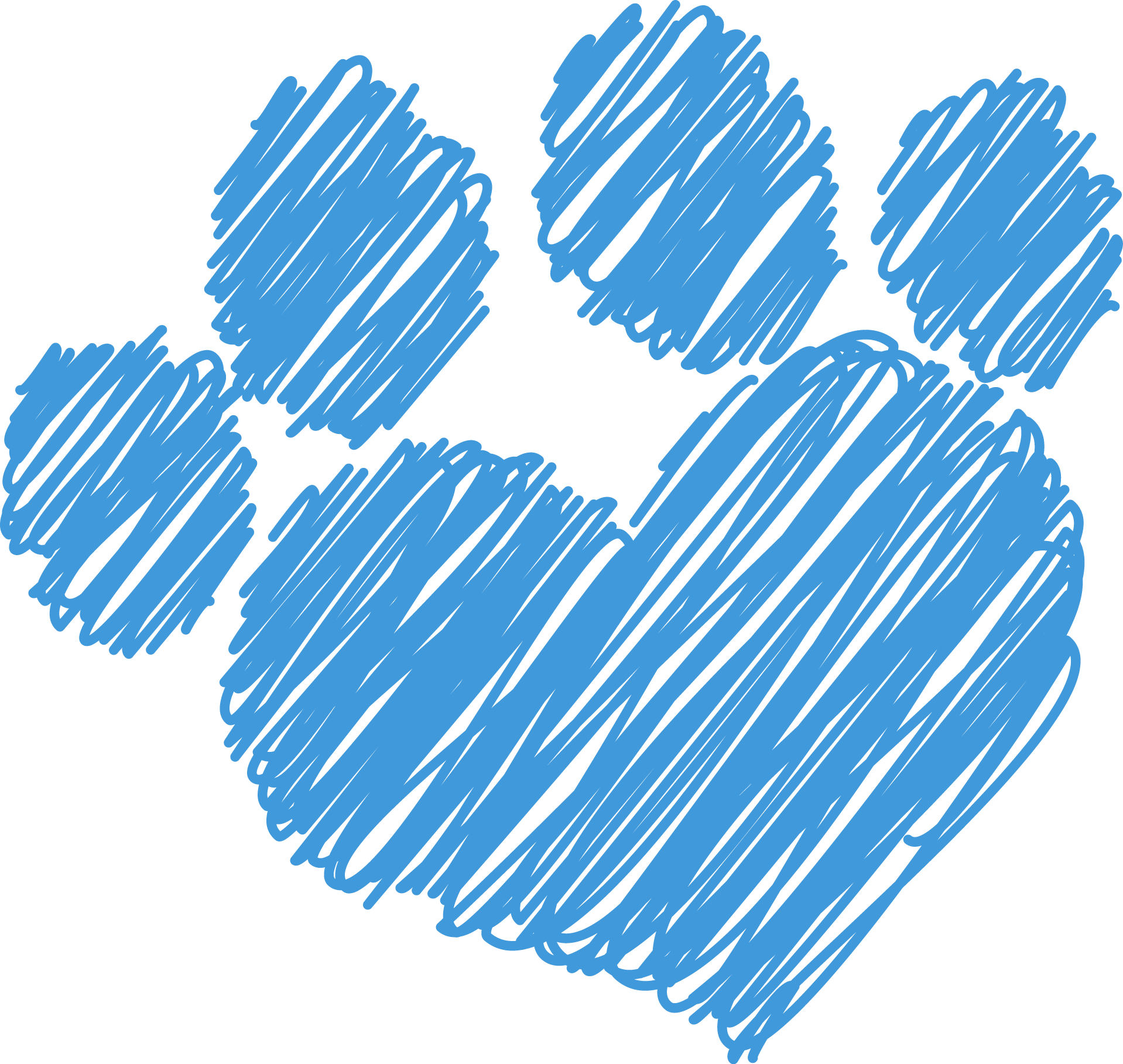 Single Dog Pawprint - Pet (1918x1817)