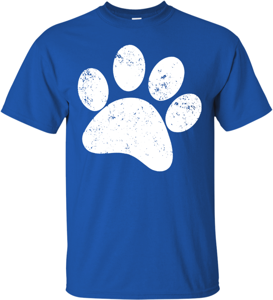 Dog Paw Print Shirt - Dog Paw Print Shirt - Vintage Dog Paw T Shirt - T-shirt (1155x1155)