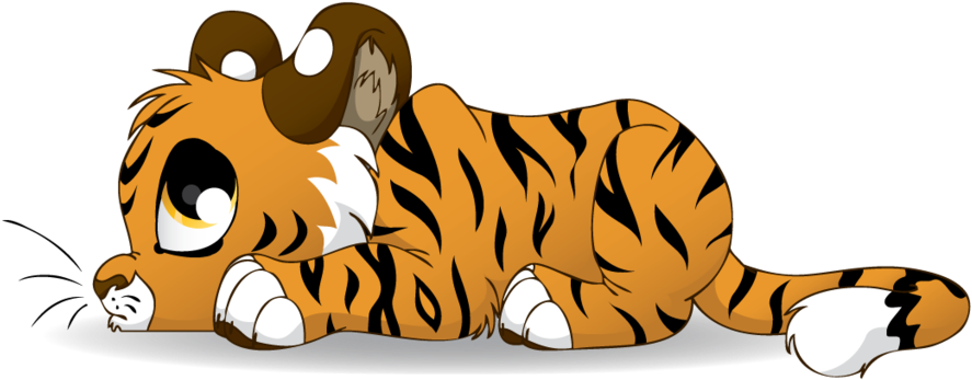 Image - Cartoon Tiger Cubs (900x369)
