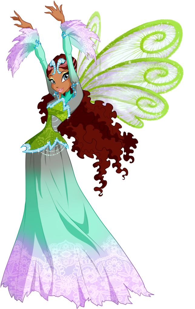 Winx Club Aisha Laya Tiefix By Forgotten By Gods - Winx Club Aisha Princesa (743x1075)