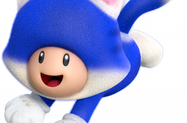 Drawing Of A Dog Paw Paw Print - Super Mario 3d World Cat Toad (640x420)