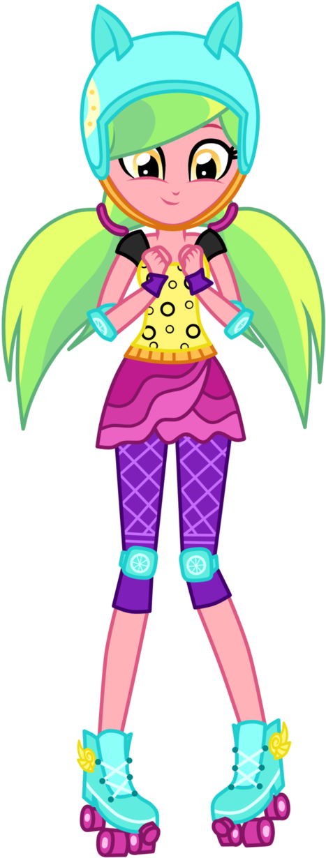 Au Speed Skating Lemon Zest By Mixiepie - Mlp Eg Wondercolts Lemon Zest (641x1246)
