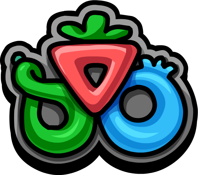 School & Skate Party Puffle Berry Mall Logo - Club Penguin Puffles Logo (800x704)