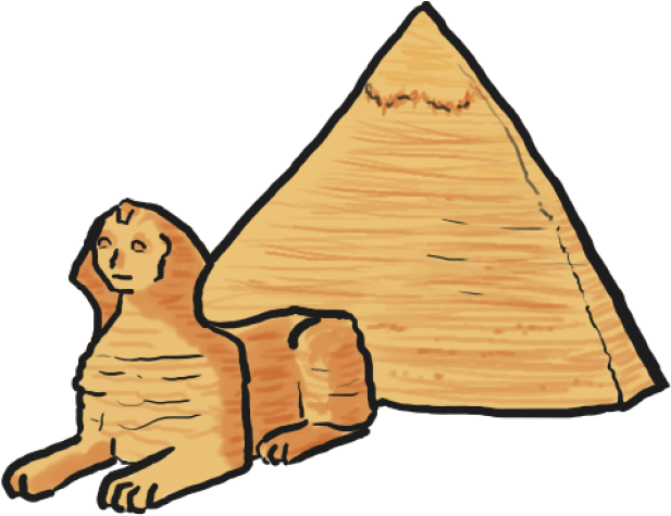 Pyramid Clipart - Facts About Egypt For Kids (640x480)