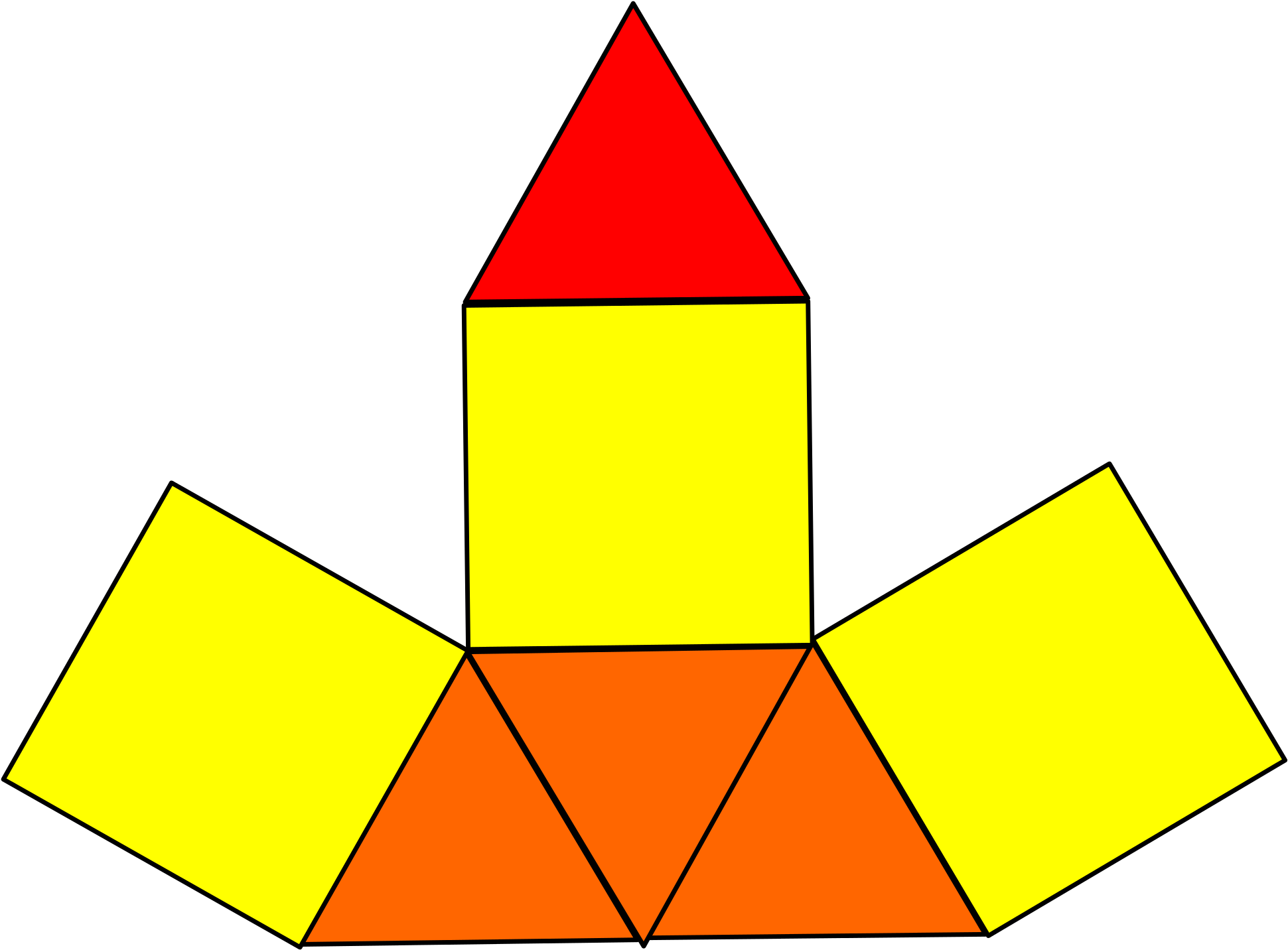 Open - Triangular Pyramid Net (2000x1534)