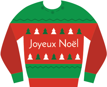 Ugly Christmas Sweaters Sticker Pack Messages Sticker-11 - Sweater (408x408)