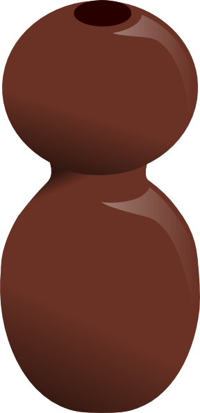 Hawaiian Ipu Clipart (288x594)