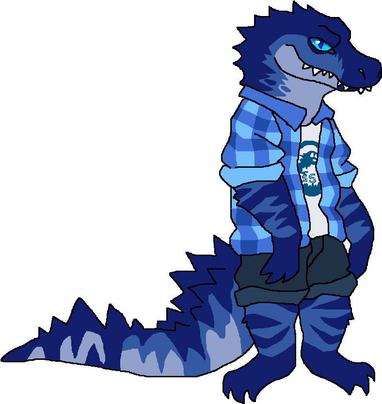 Lil Gator Boy By Monster-bones - Painting (880x869)