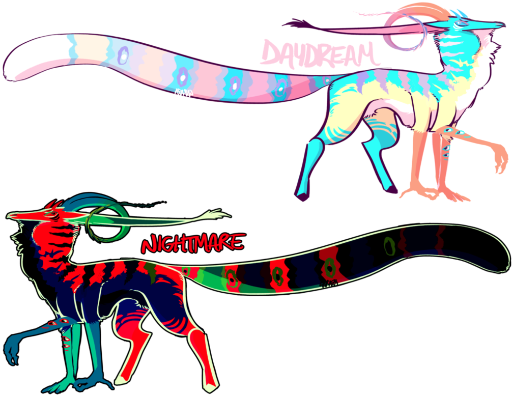 Ota Goat Monster Adopts - Dog Catches Something (1014x788)