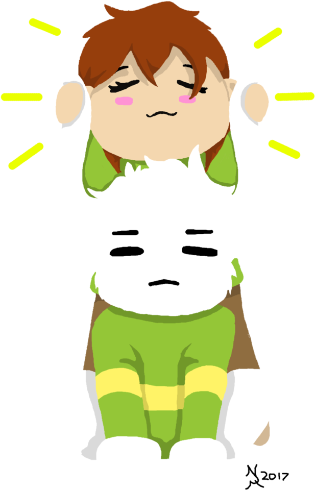 Smol Bunny Goat By Nakainrimmel - Cartoon (808x988)