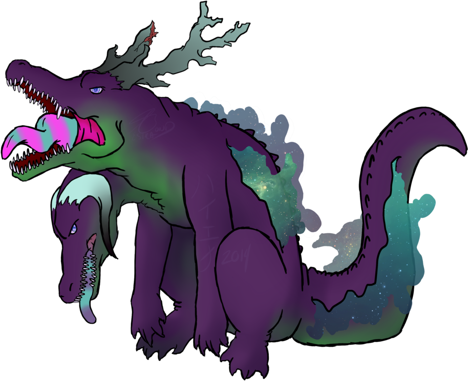 Barney The Galactic Space Gator By Chiaki1313 - Cartoon (1036x771)