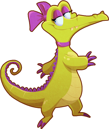 Allie Gator By Frozenspots - Swampy And Allie Deviantart (477x560)