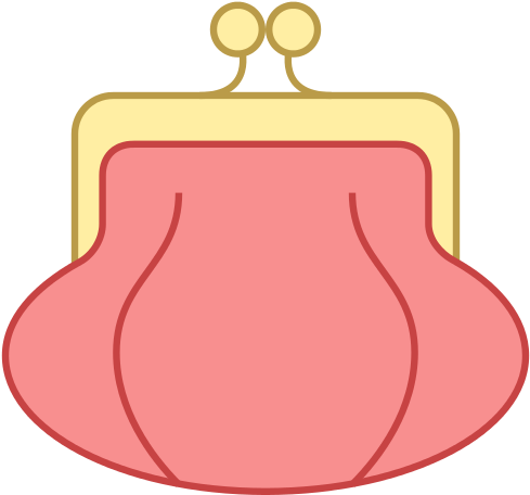 Handbag Coin Purse Computer Icons Clip Art - Coin Purse Clipart (512x512)