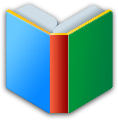 Open Book Top View Icons - Book Icon Ico (512x512)