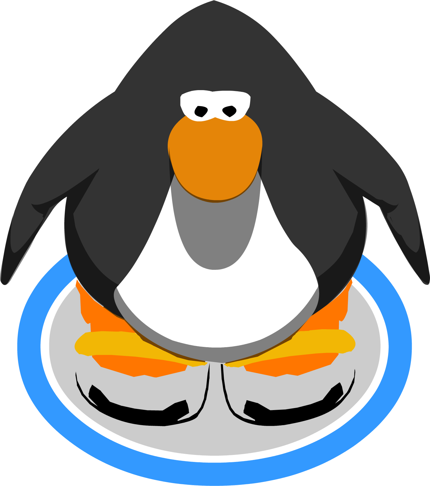 Snowboard Boots Ingame - Club Penguin 3d Penguin (1482x1677)