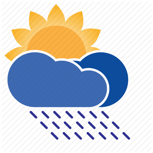 Shower Clipart Rain And Sun - Rain (512x512)
