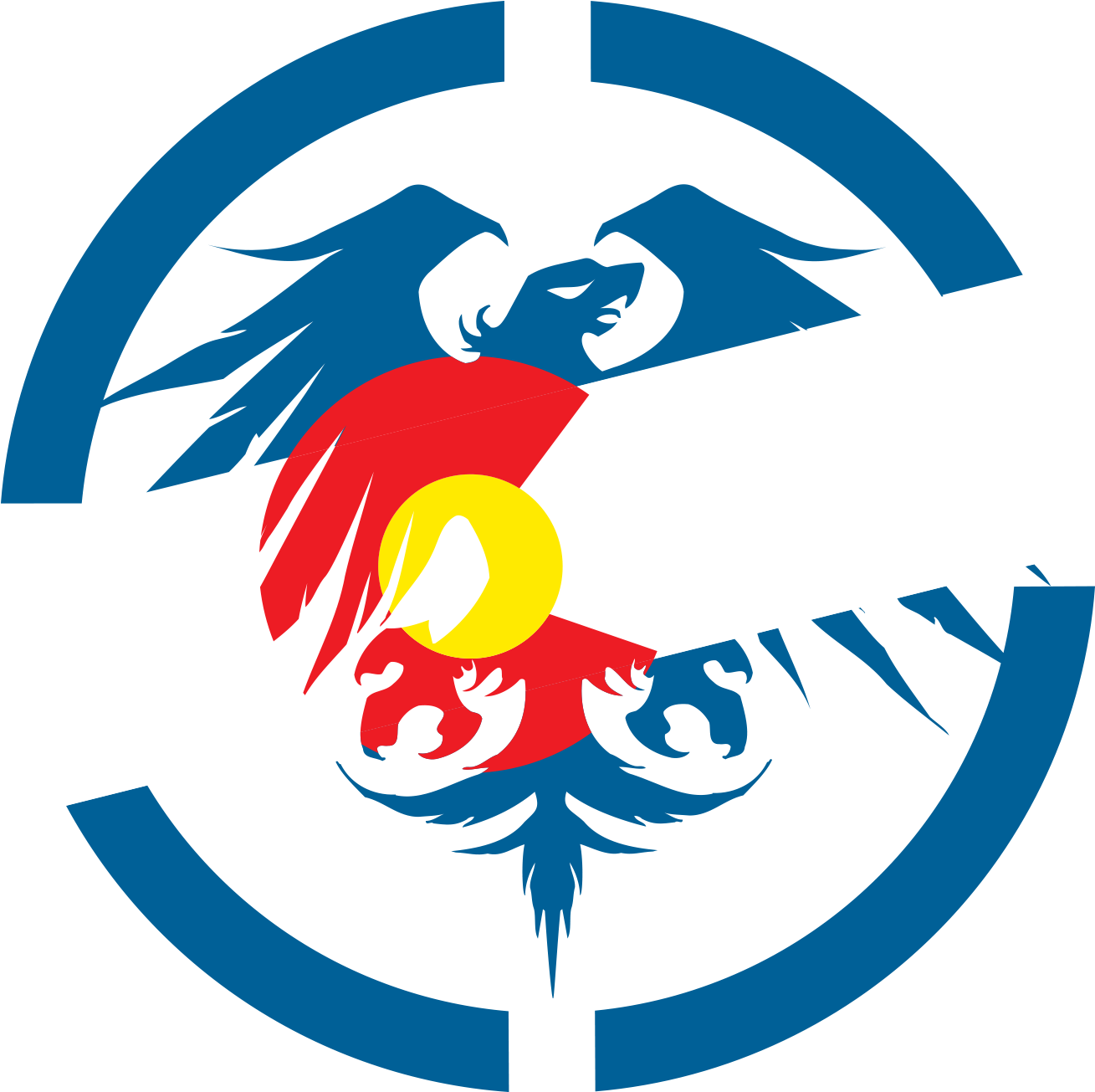10" Colorado Eagle Die Cut Sticker - Never Summer Snowboards Logo (1500x1500)