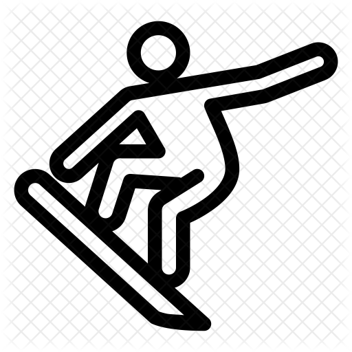 Snowboarding Icon - Snowboarding (512x512)