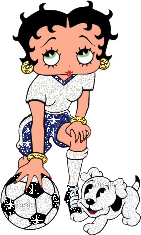See Claudi1775's Animated Gif On Photobucket - Betty Boop Futbol (290x474)